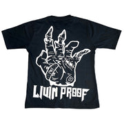 Scarz Black T-Shirt With White logo
