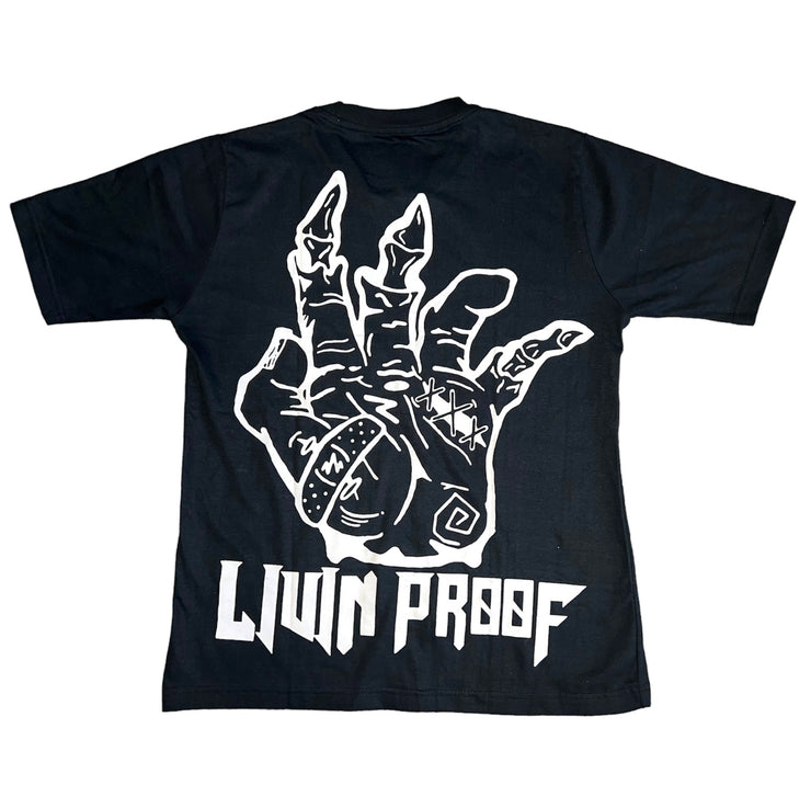 Scarz Black T-Shirt With White logo